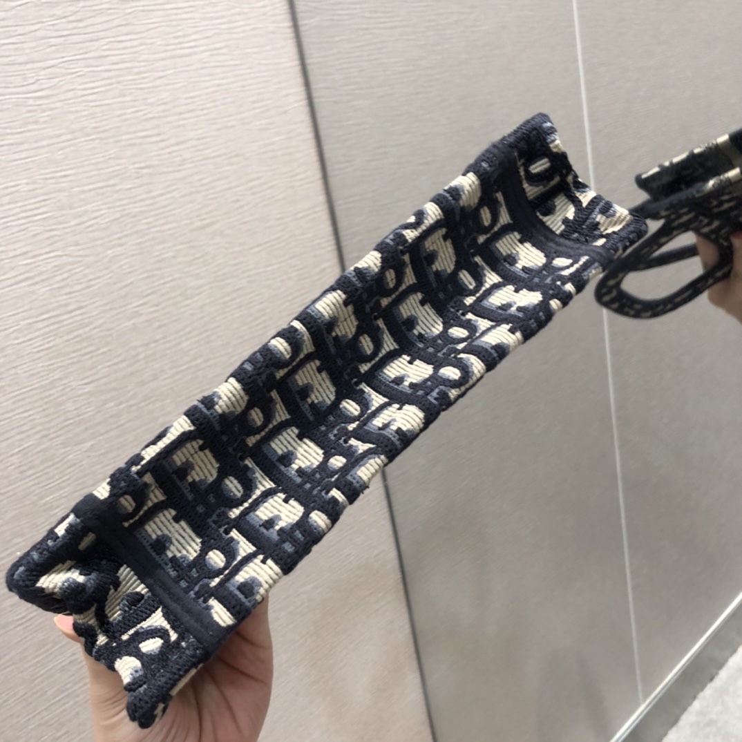 Mini Book tote letter blue