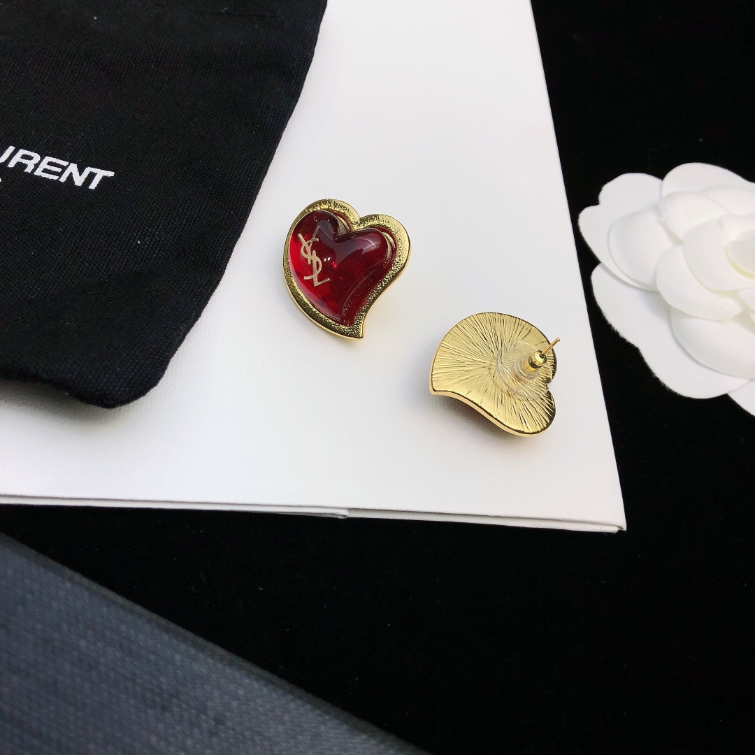 Saint Laurent YSL earrings studs