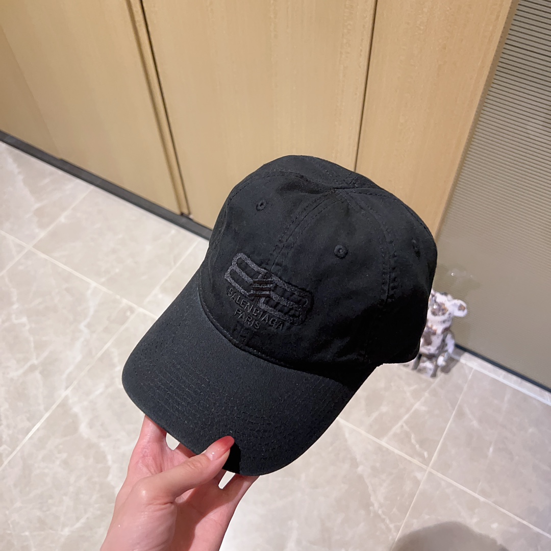 [Balenciaga] 2023 new style embroidered baseball cap