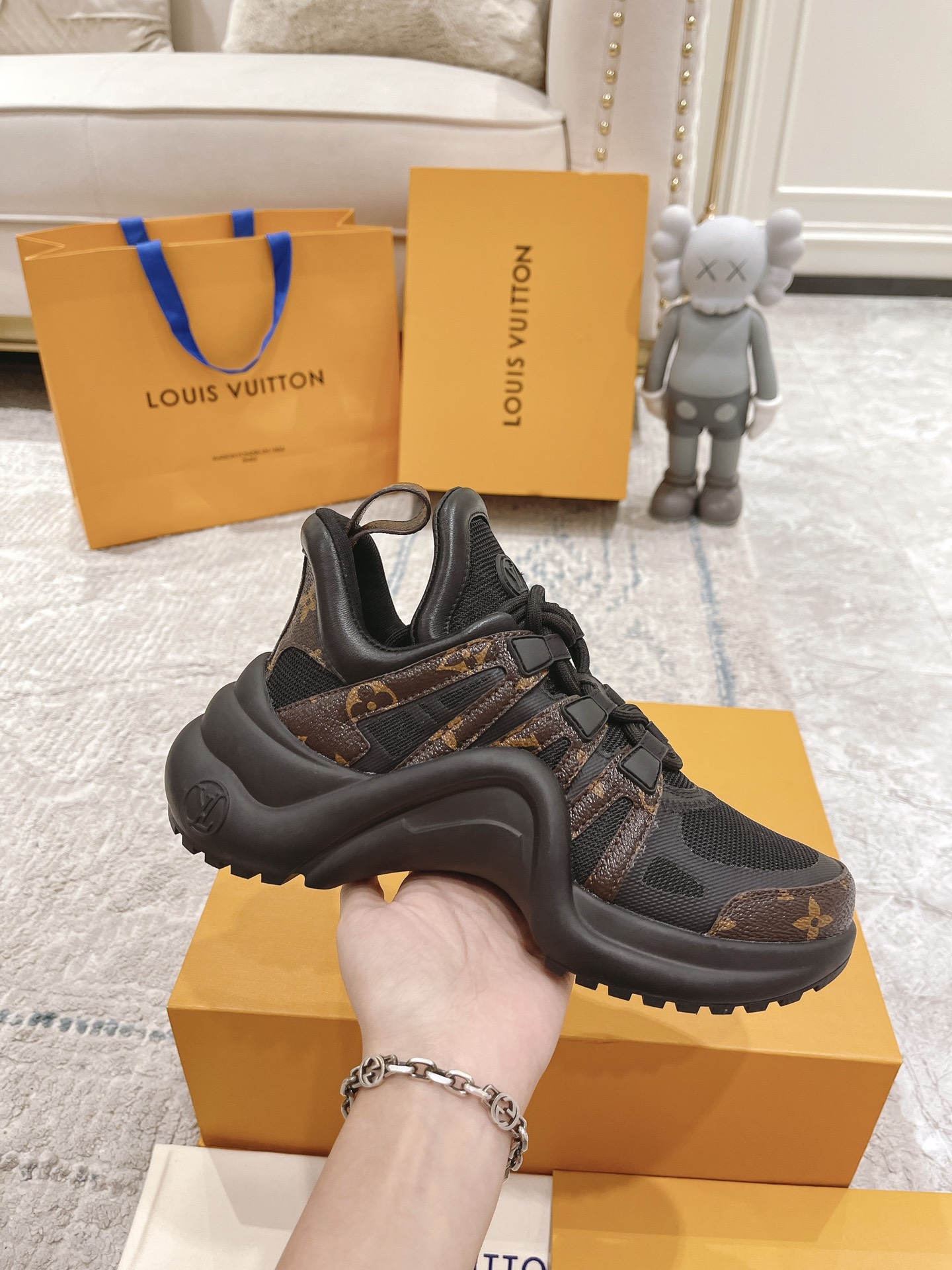 Louis Vuitton Archlight Donkey Brand Louis Vuitton Casual Sports Dad Shoes