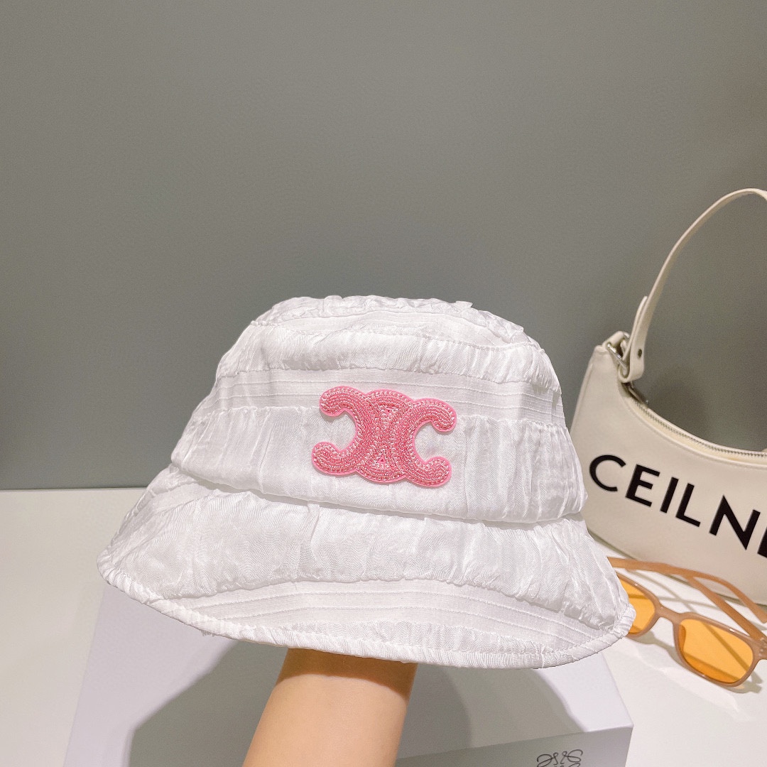 [Celine Celine] 2023 new pleated fisherman hat