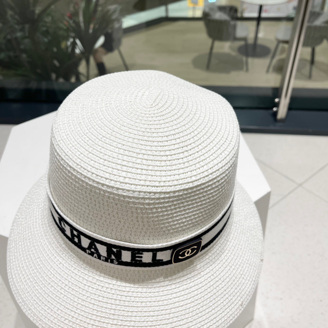 Chanel 2023 summer new straw hat