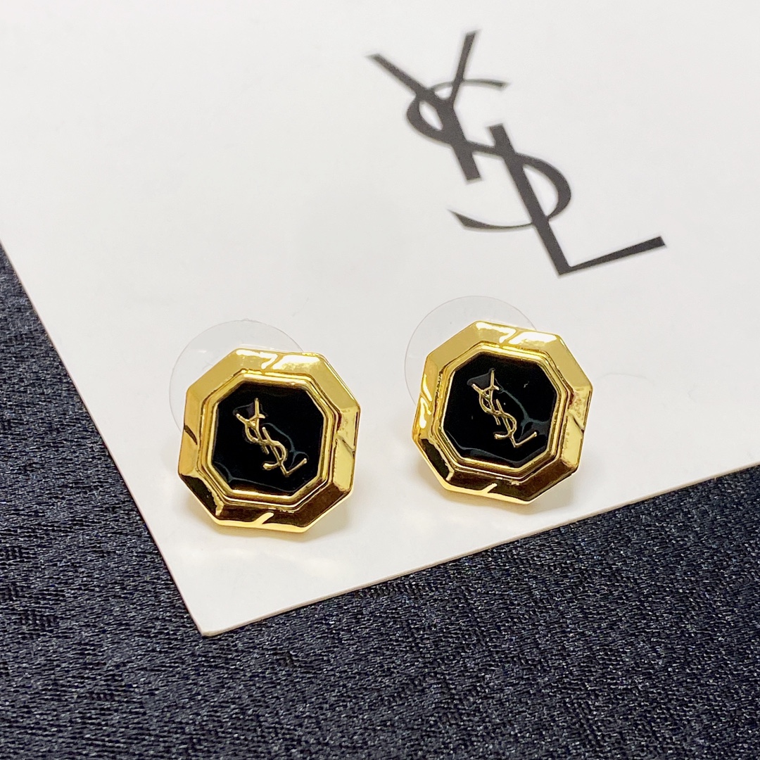 Saint Laurent YSL earrings studs