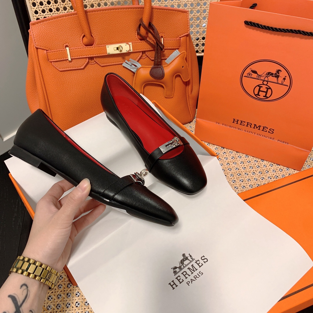 Hermes H shoes