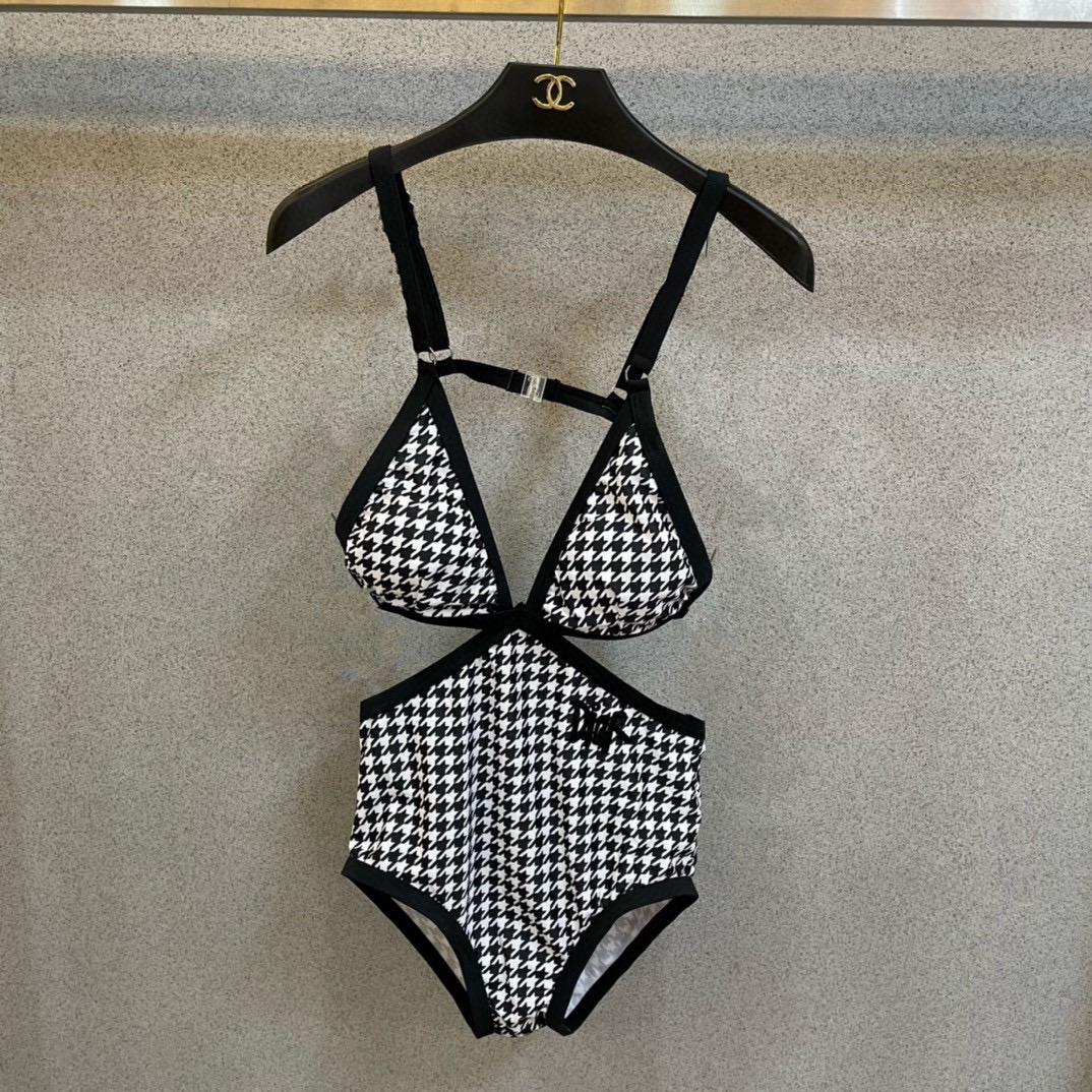 Dior New Sexy One-Piece Swimsuit in Chiaroscuro