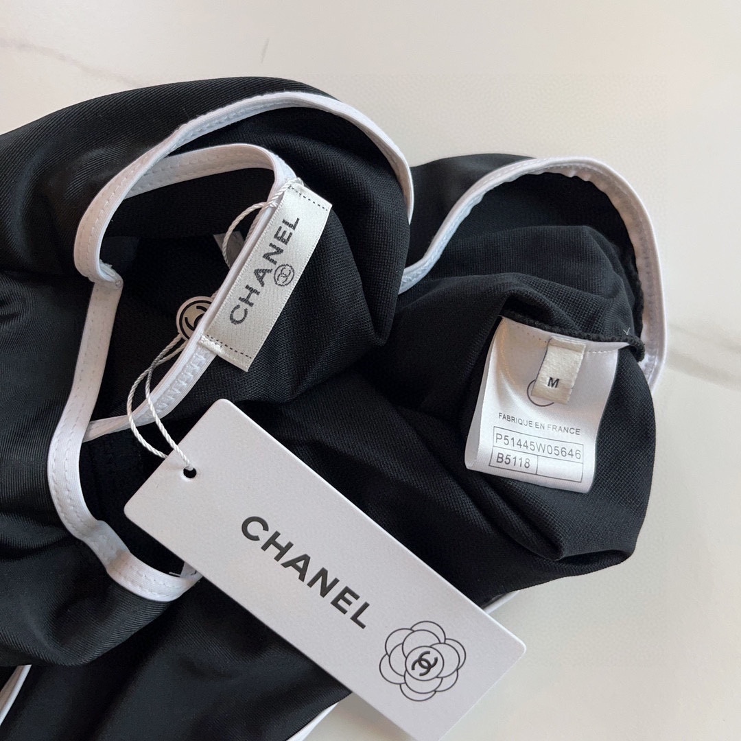 CHANEL One-piece swimming costume bikini