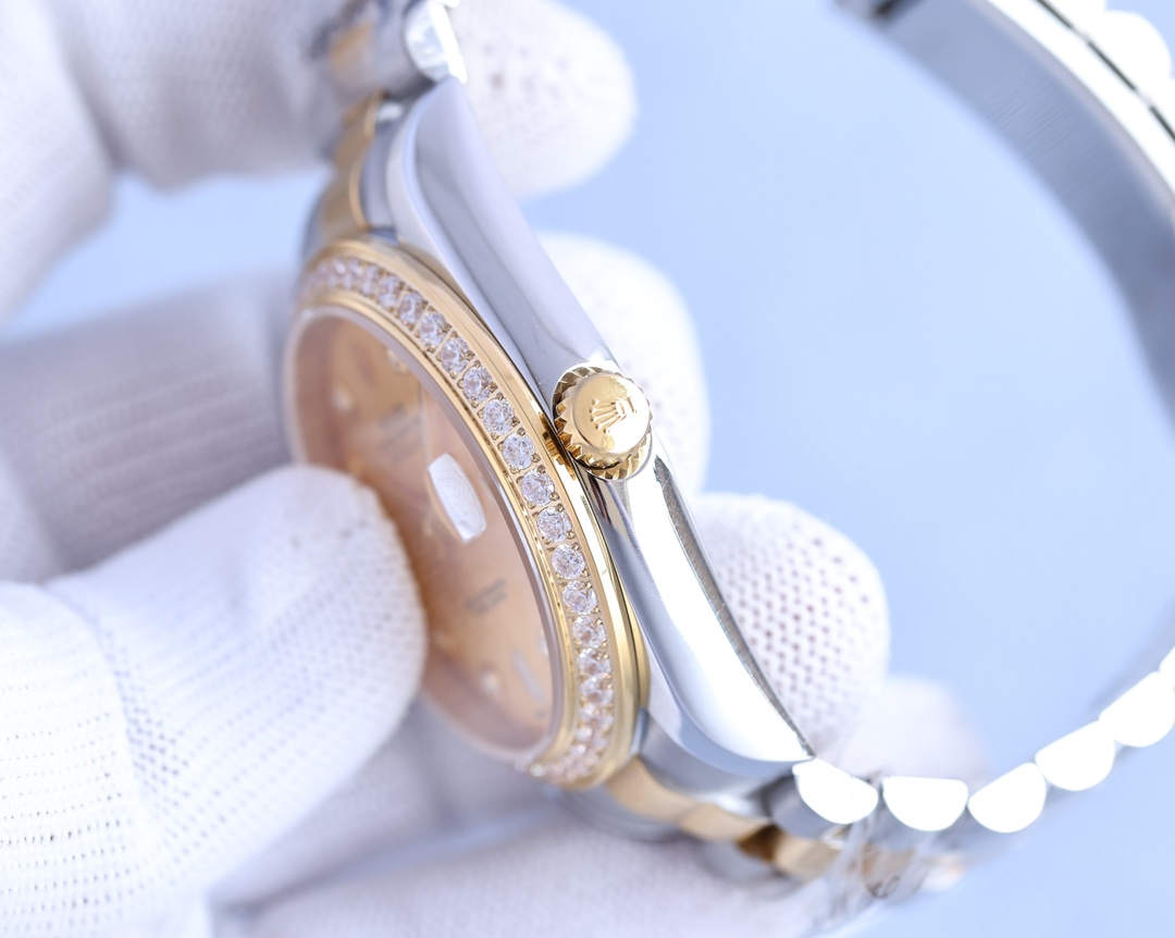 Rolex men's watch classic big three needle design