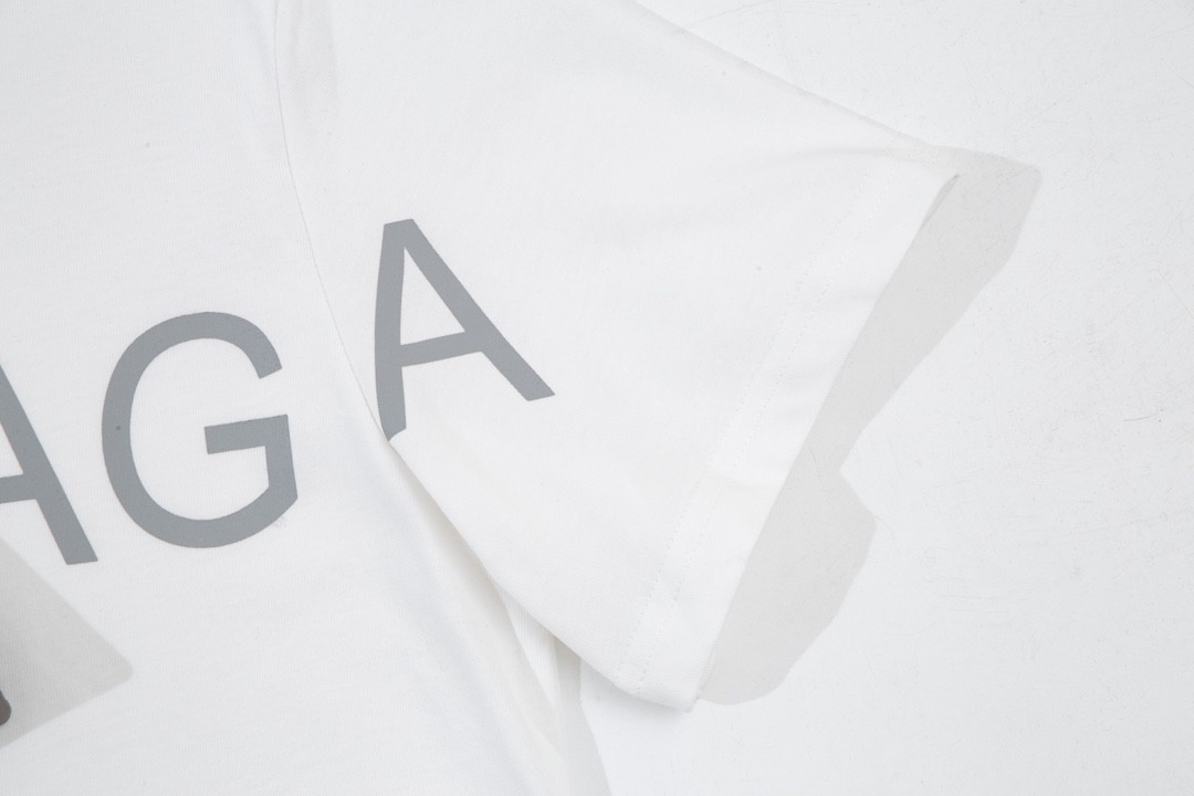 Balenciaga × Supreme 2023 Fall Spring/summer collection simple double LOGOT shirts