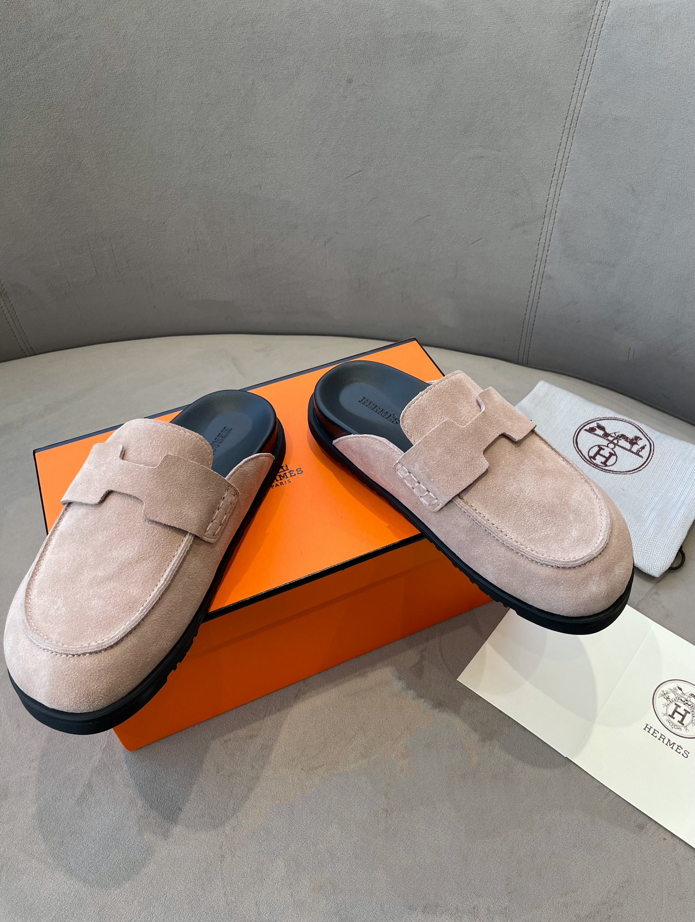 Hermes Birkenstock Mules
