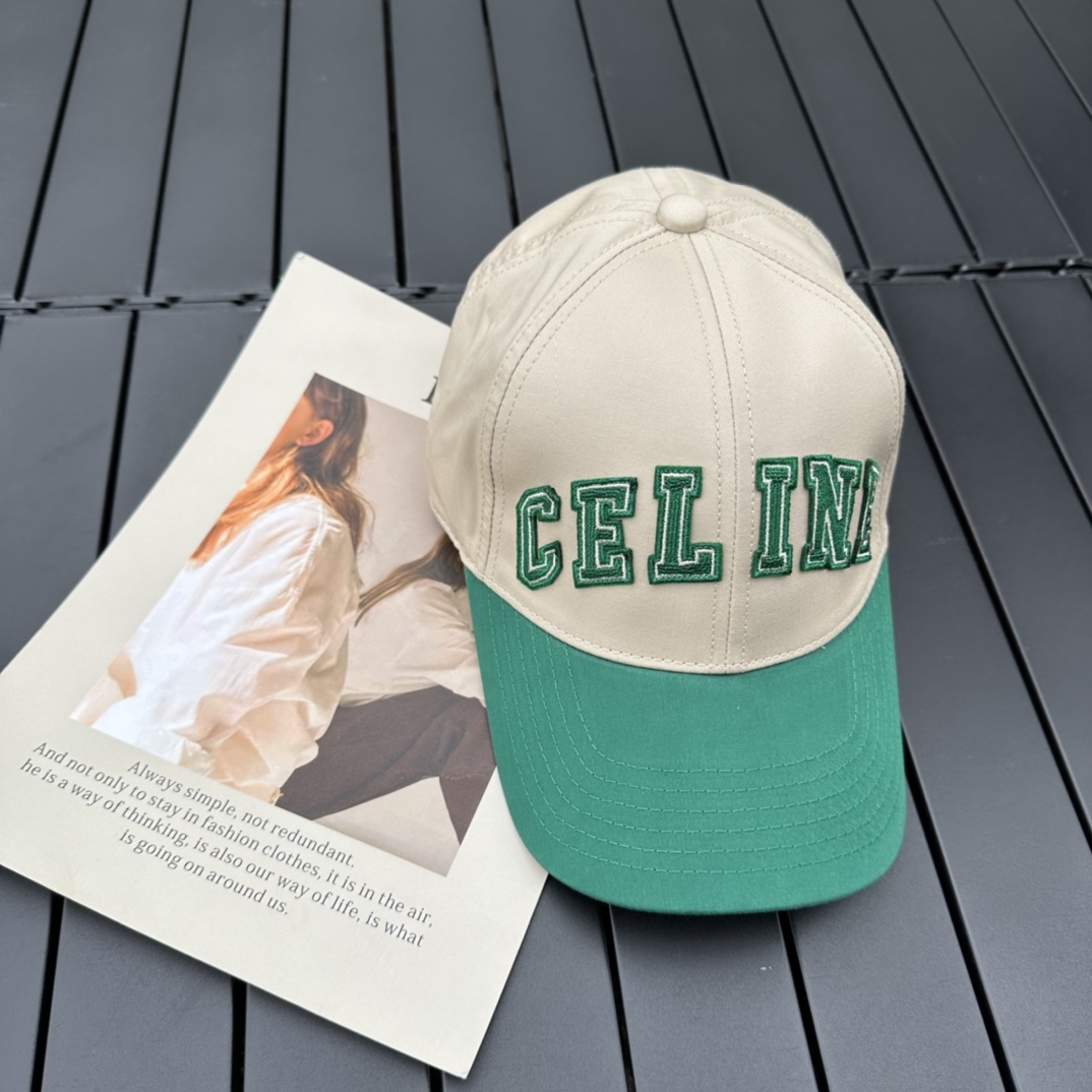 CELINE Arc de Triomphe baseball cap