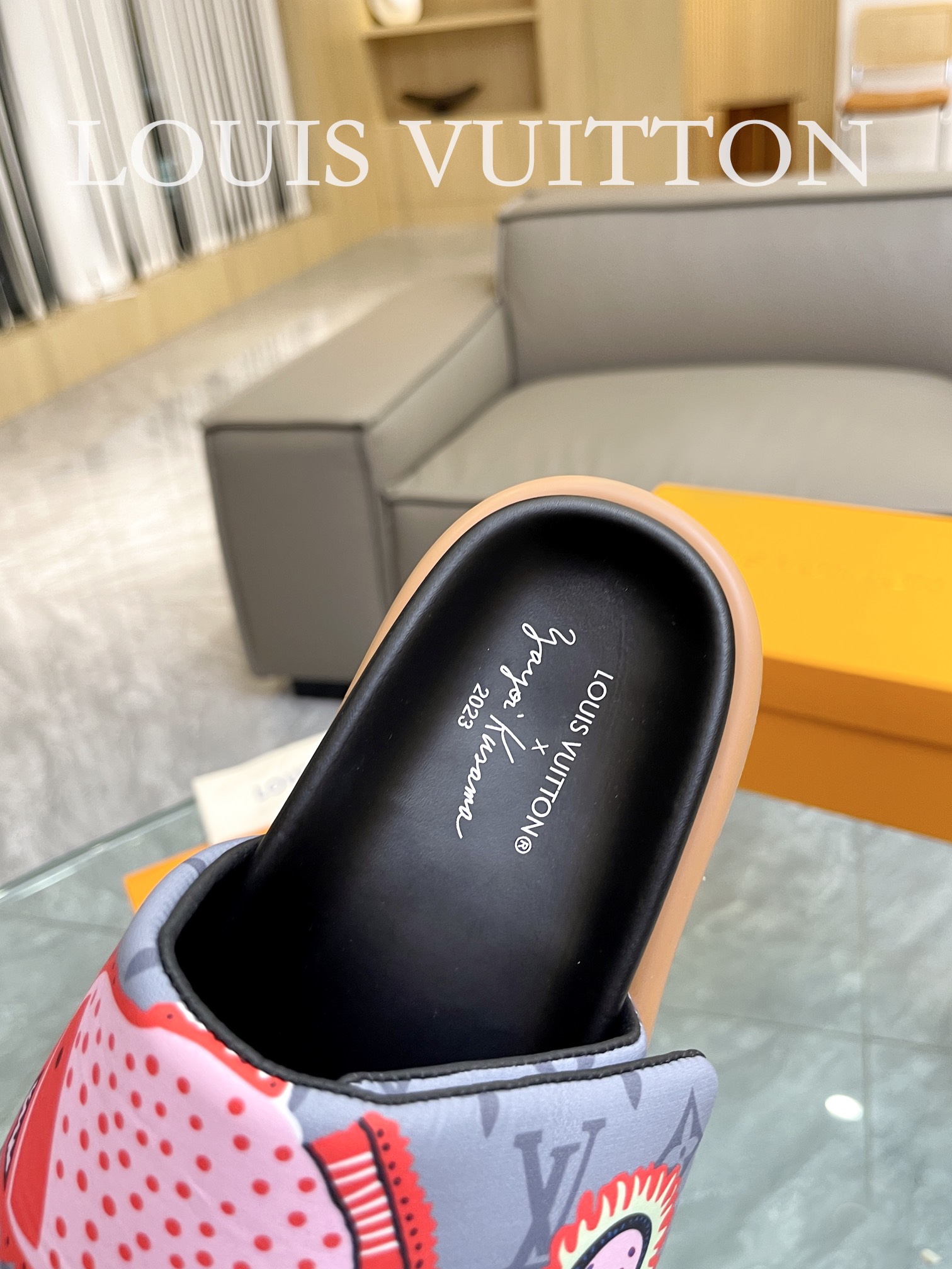 Louis Vuitton 2023 lovers mandarin duck shoes