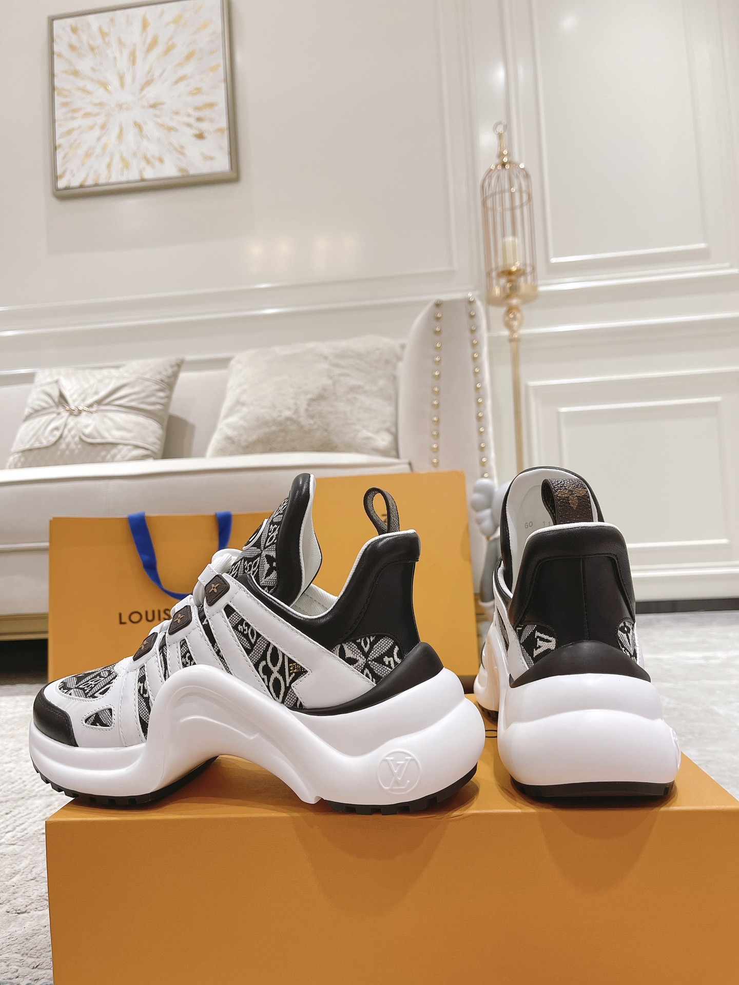 Louis Vuitton Archlight Donkey Brand Louis Vuitton Casual Sports Dad Shoes