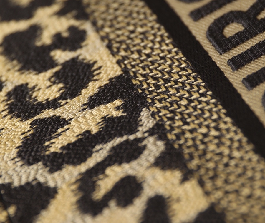 DIOR TOTE Leopard Print Shopping Bag