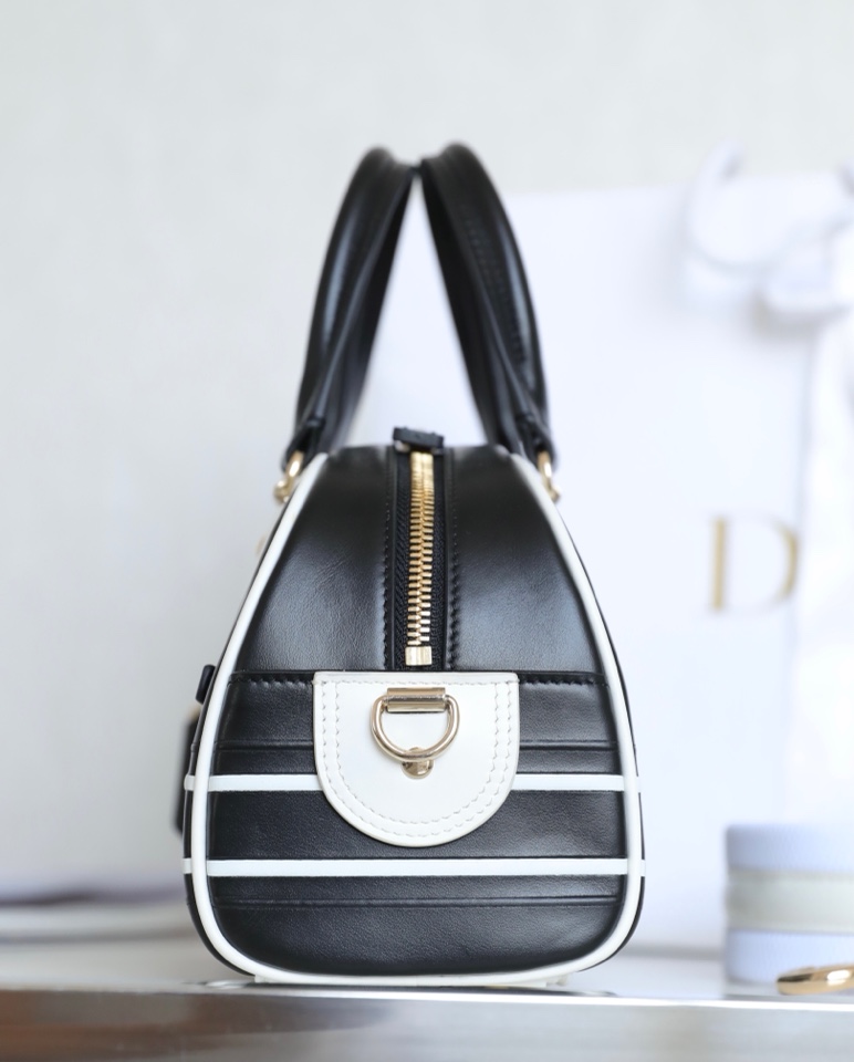 DIOR VIBE zipper bowling bag
