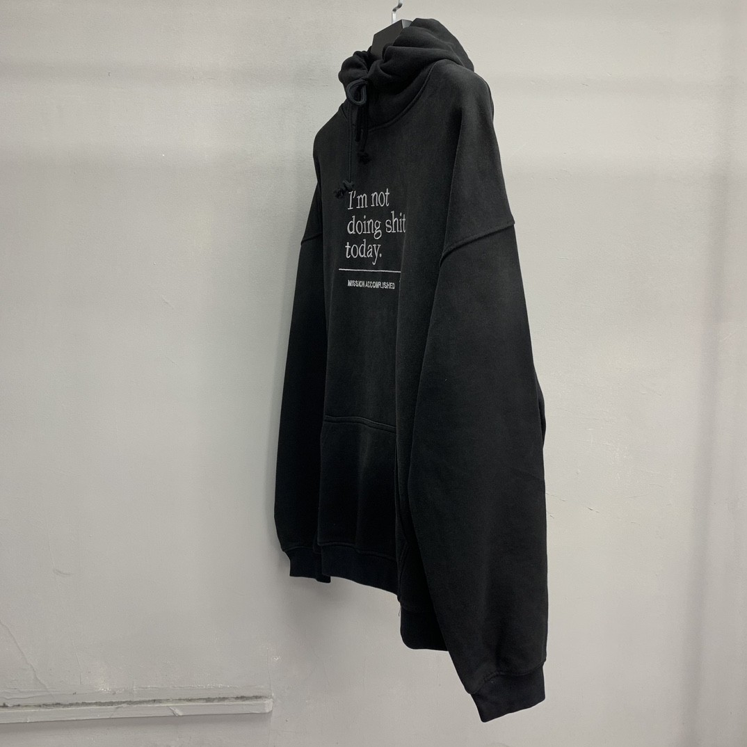 Balenciaga lettered washed sweatshirt