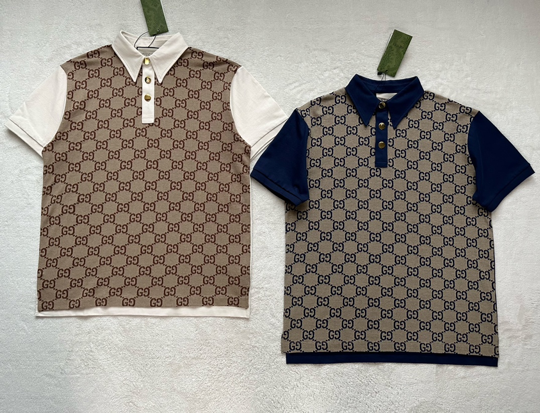 Gucci...🆕Original 🆕 Jacquard Color Block Polo Shirt