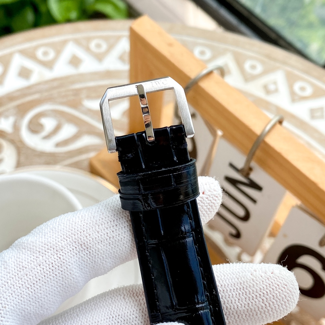 IWC- Las Vegas Roulette Top 316 stainless steel case strap with mineral super mirror