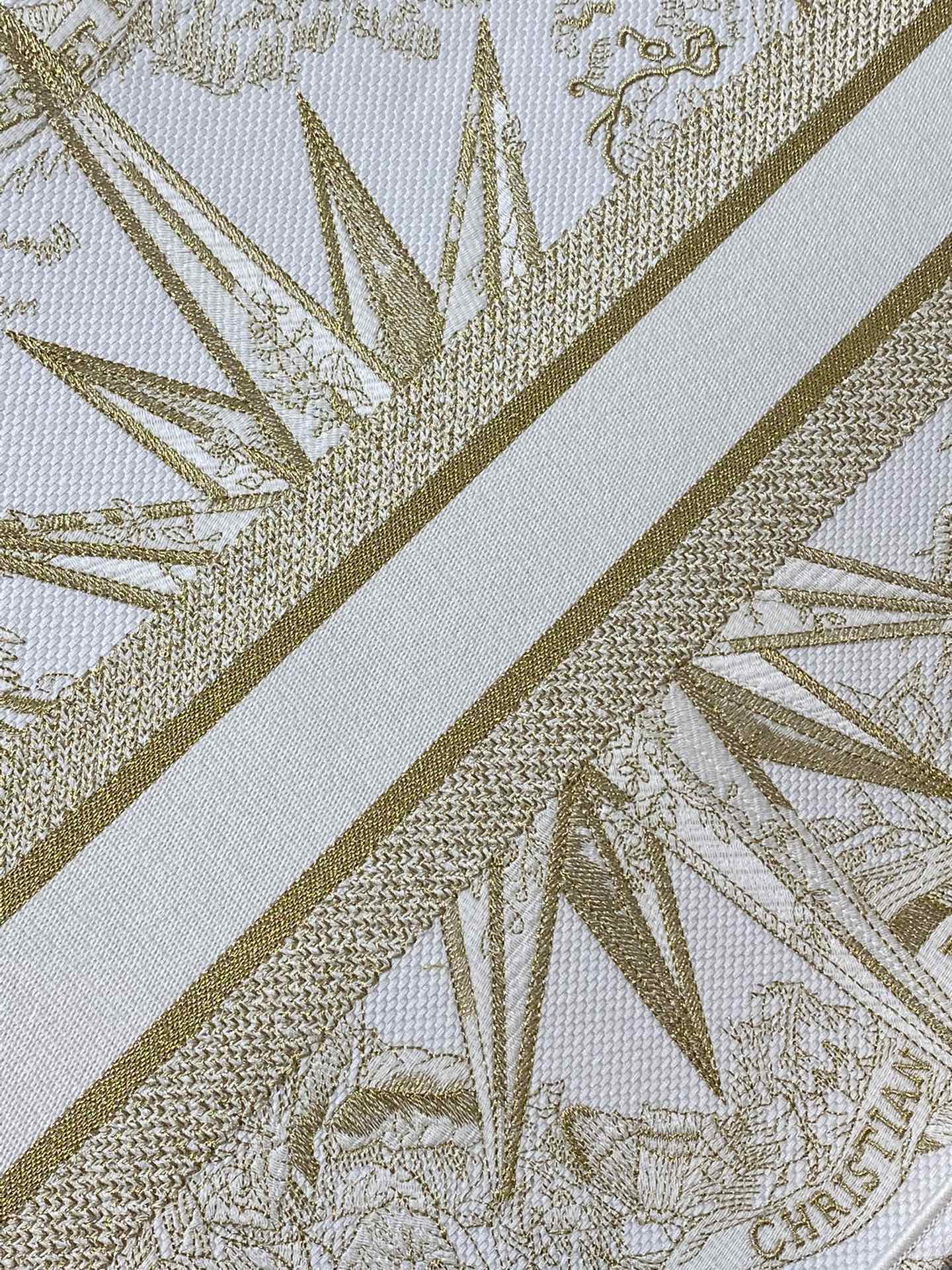 DIOR TOTE Gold Christmas Gold Line Stargazer