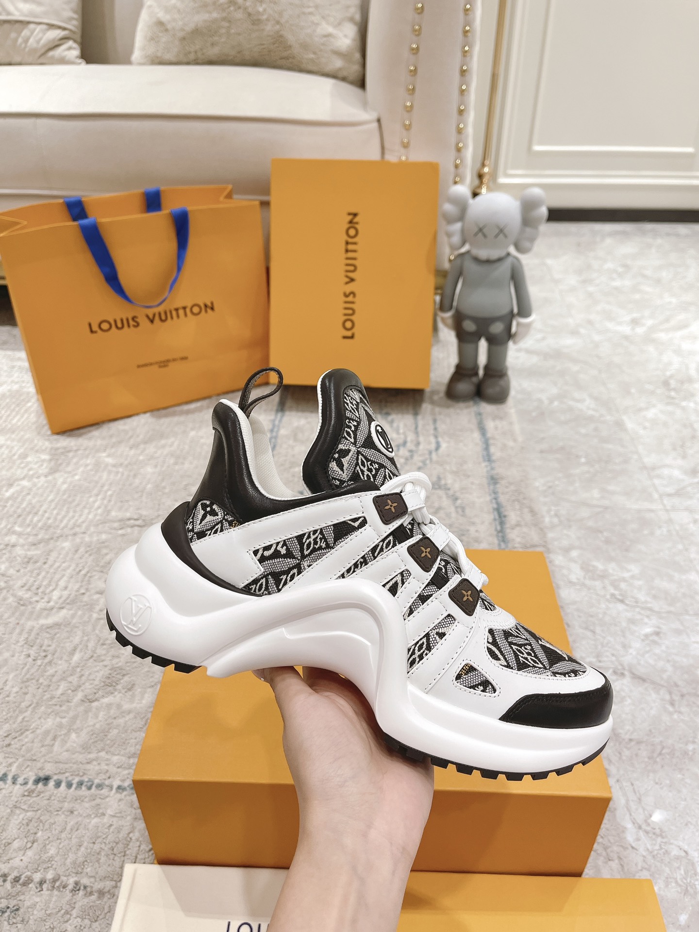 Louis Vuitton Archlight Donkey Brand Louis Vuitton Casual Sports Dad Shoes