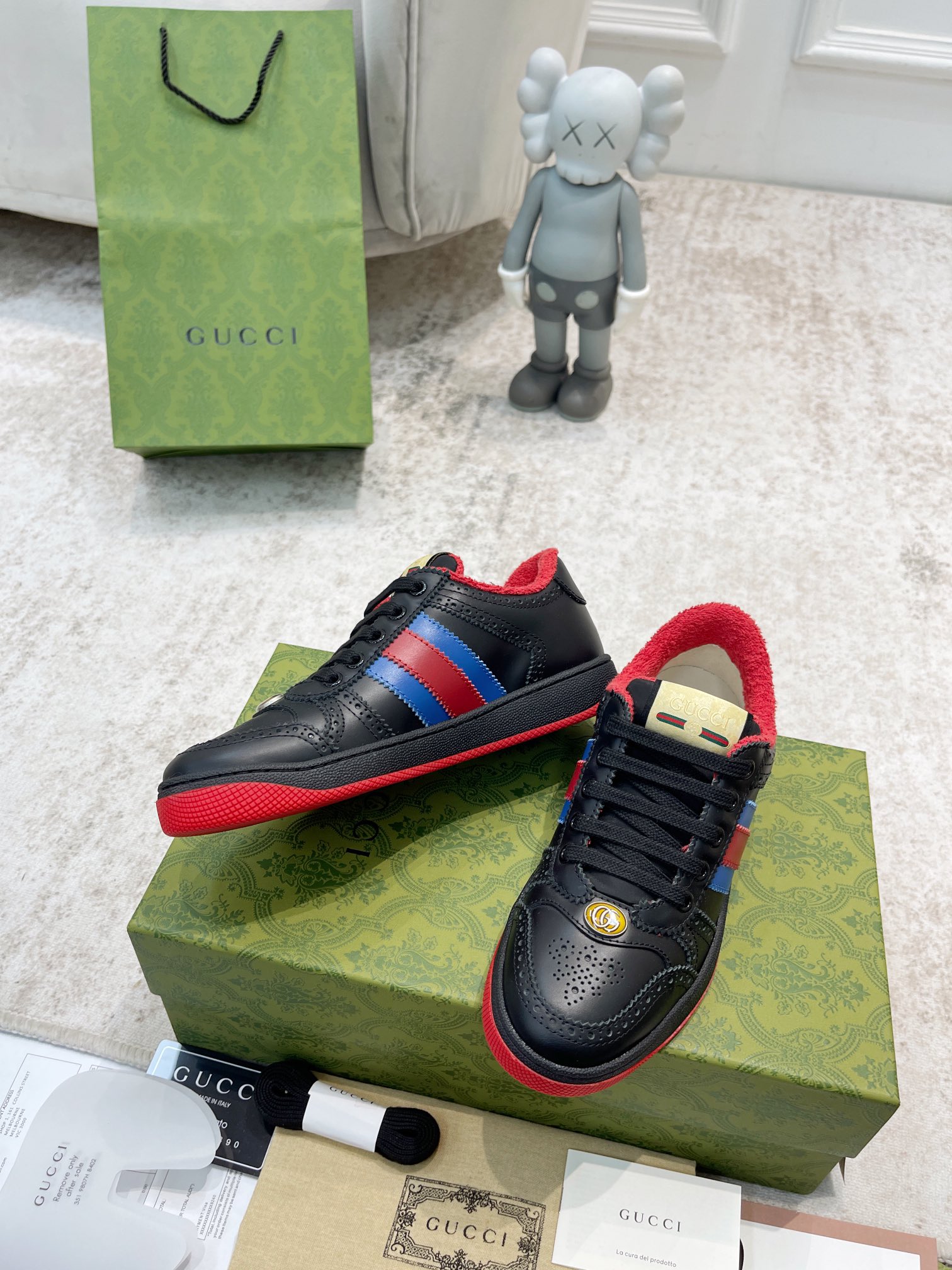 Gucci new upgraded small dirty shoes couple models