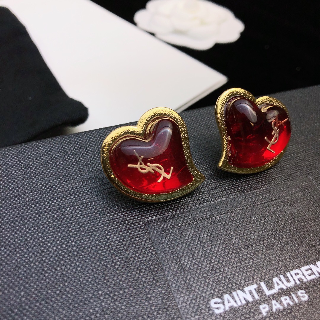 Saint Laurent YSL earrings studs