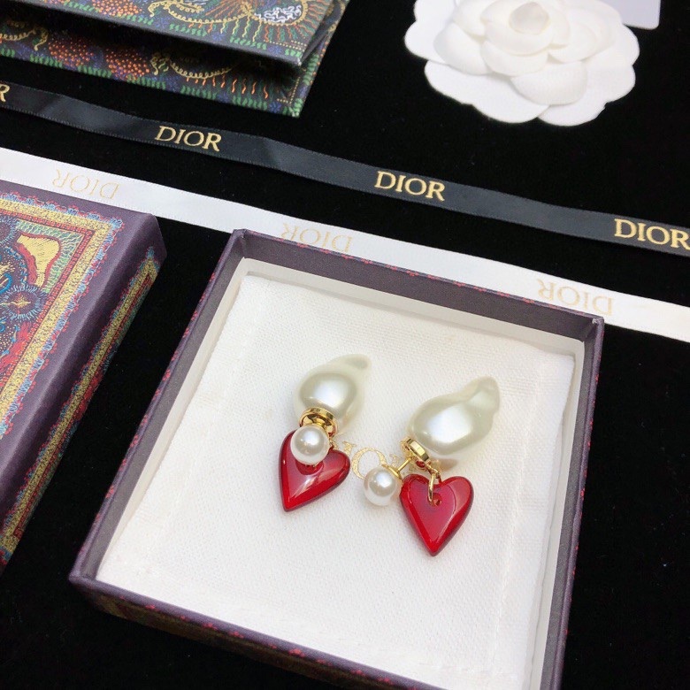 Dior stud earrings