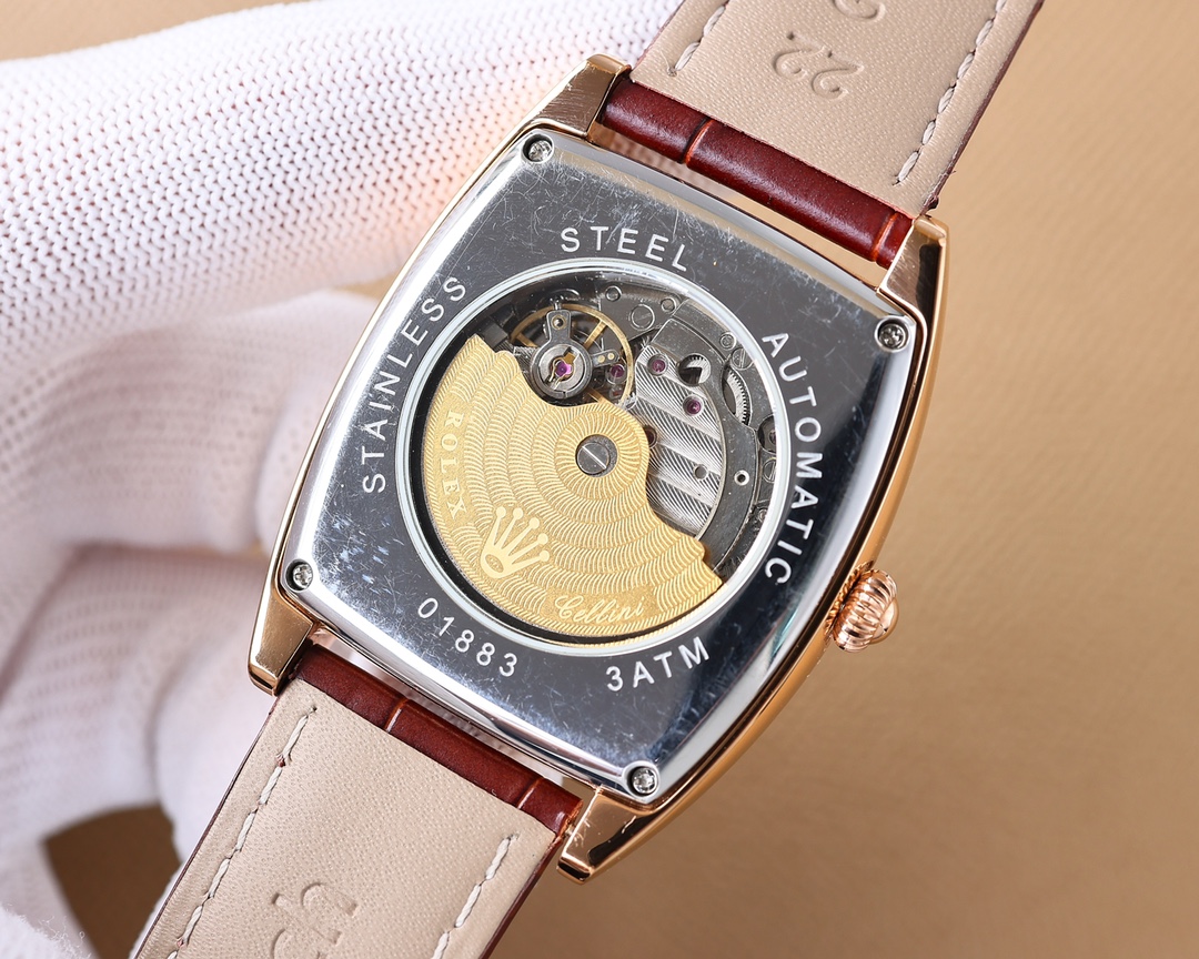 Rolex trendy men's new trendy men's full diamond trench watch equipped with automatic 82S3