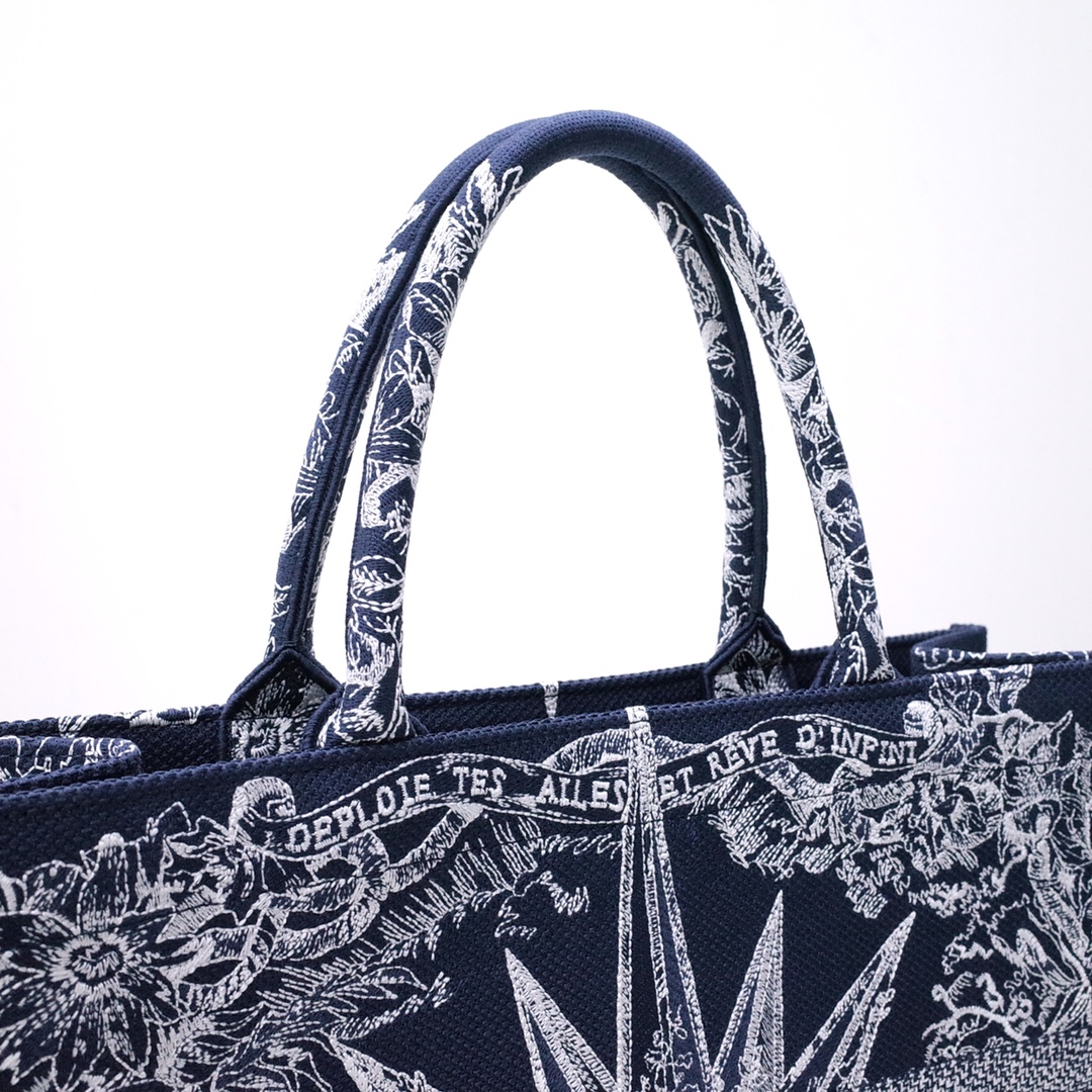 DIOR TOTE oblique vintage print