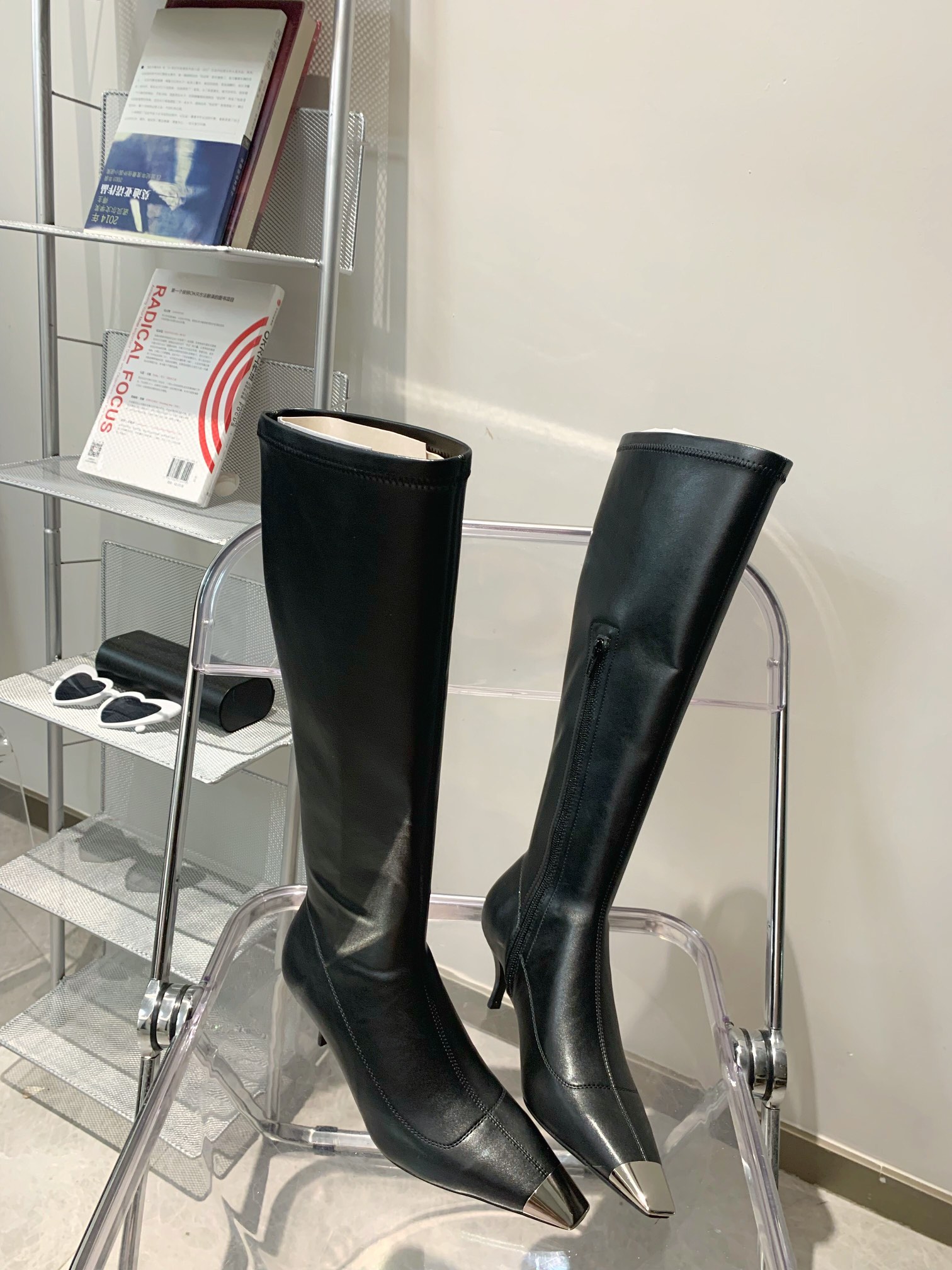 𝙎𝙖𝙞𝙣𝙩 𝙇𝙖𝙪𝙧𝙚𝙣𝙩 | 𝟐𝟎𝟐𝟐/𝐒𝐒 𝐧𝐞𝐰 YSL｜Saint Laurent Metal Toe Series New High Heeled Boots