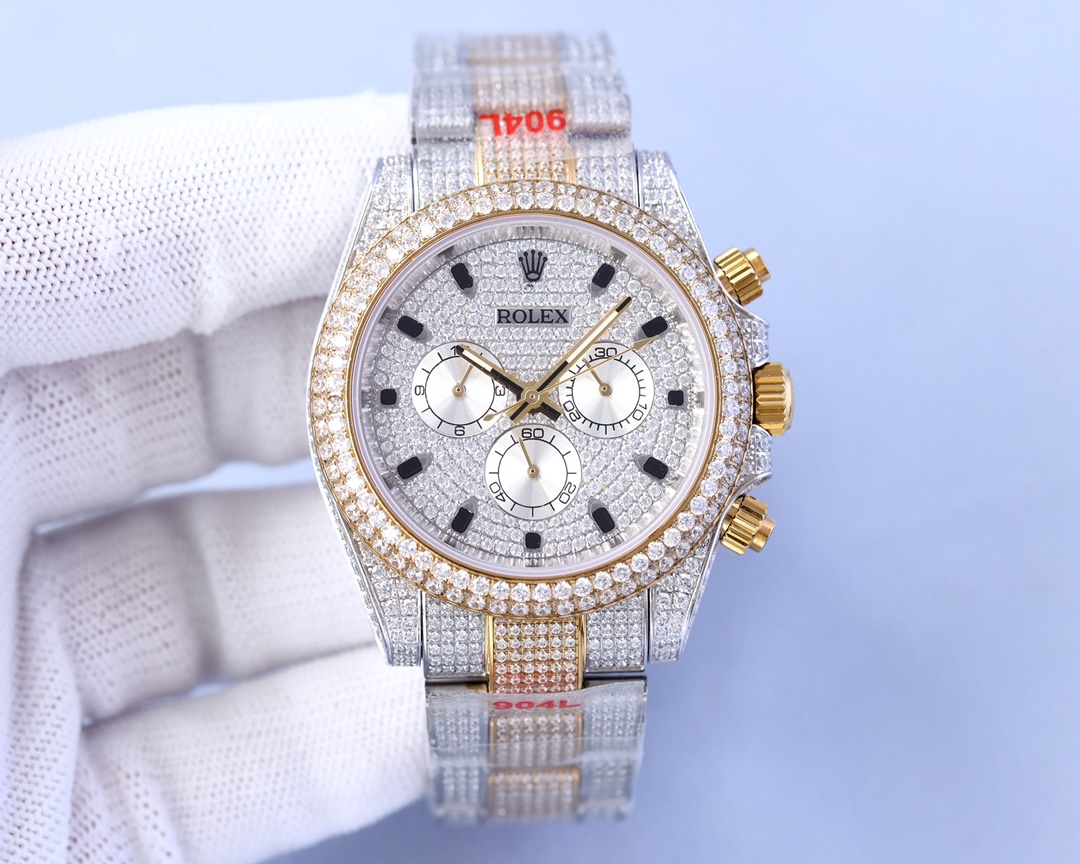 Rolex Cosmic Chronograph Daytona Gypsophila 40 Series