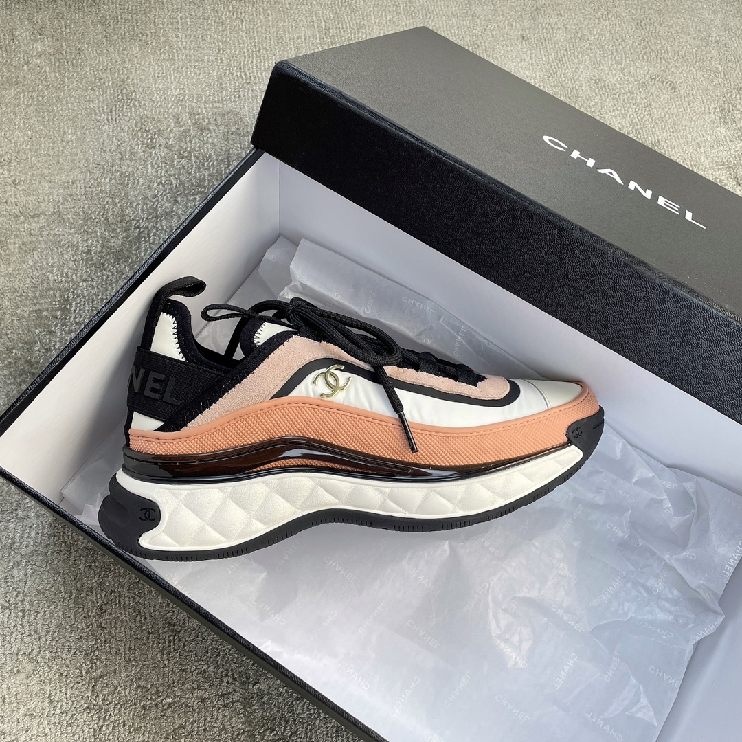 CHANEL sneakers classic small incense sneakers cowhide sheepskin leather genuine leather sole