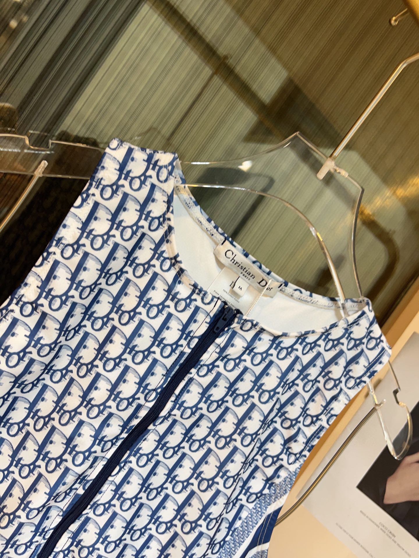 Dior old flower one piece swimming costume