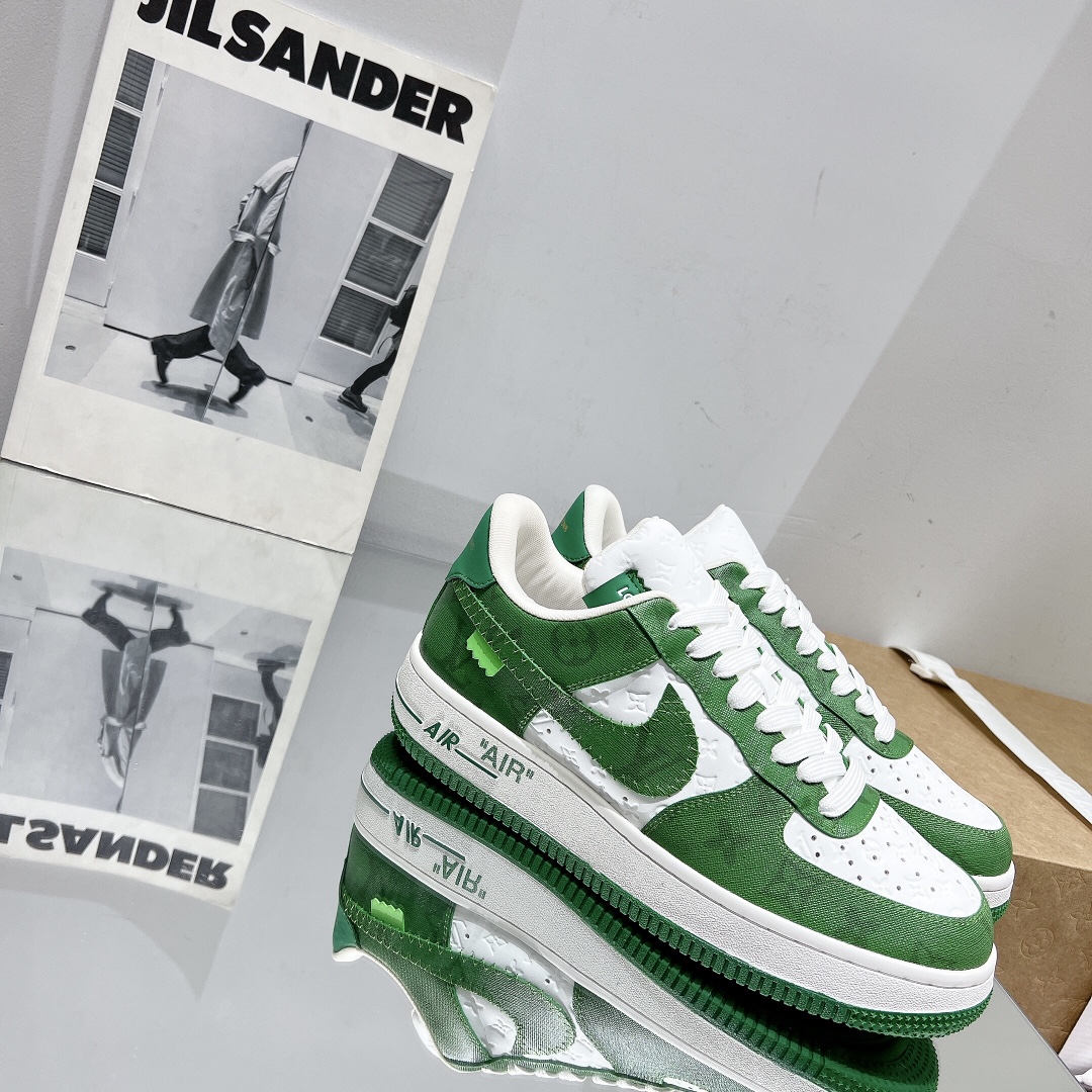 Louis Vuitton x Nike Air Force Air Force One Joint Cooperation Casual Sneakers