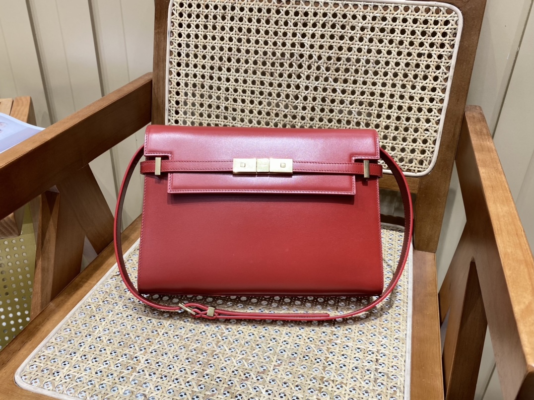 SAINT LAURENT 𝑴𝒂𝒏𝒉𝒂𝒕𝒕𝒂𝒏 〈Original leather version〉#579271