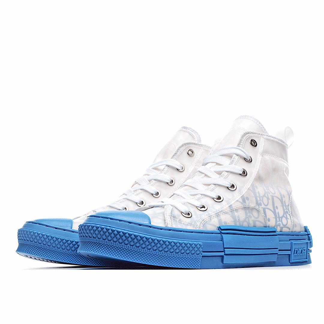 Dior B23 Oblique Slip-on Low Top Sneakers Sheer Print Sneakers