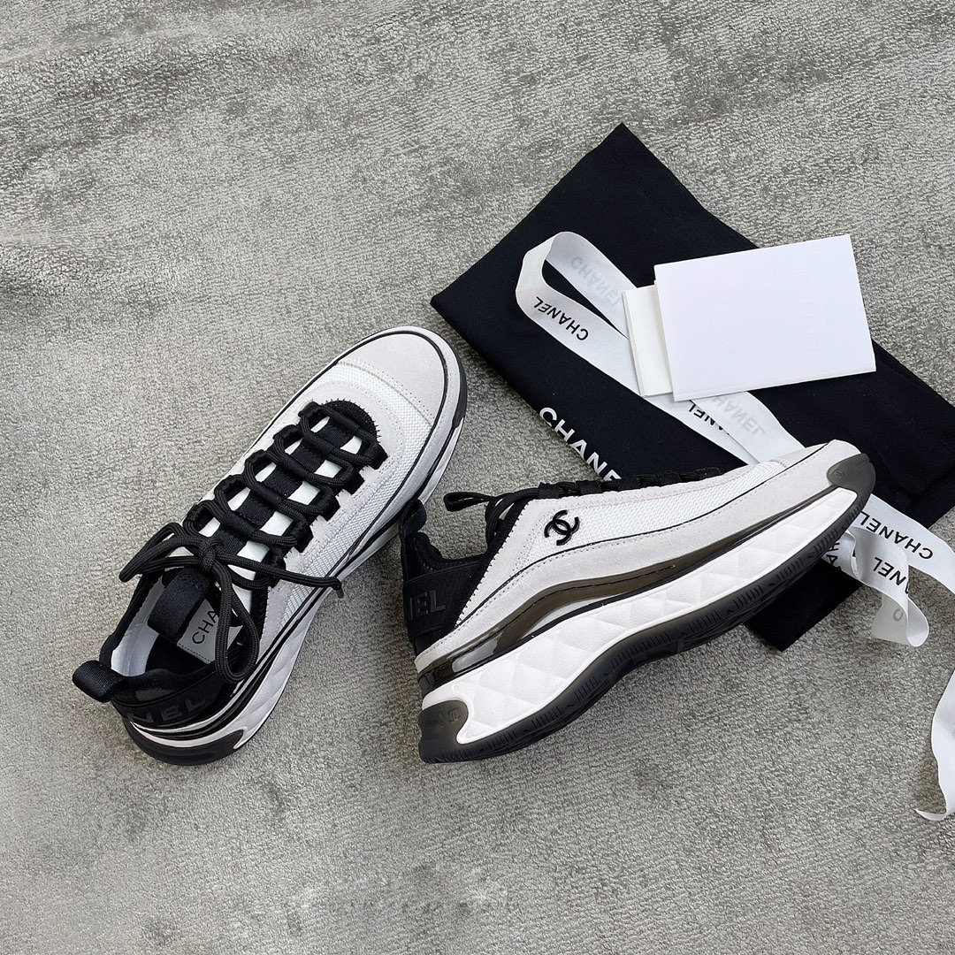 CHANEL sneakers classic small incense sneakers cowhide sheepskin leather genuine leather sole