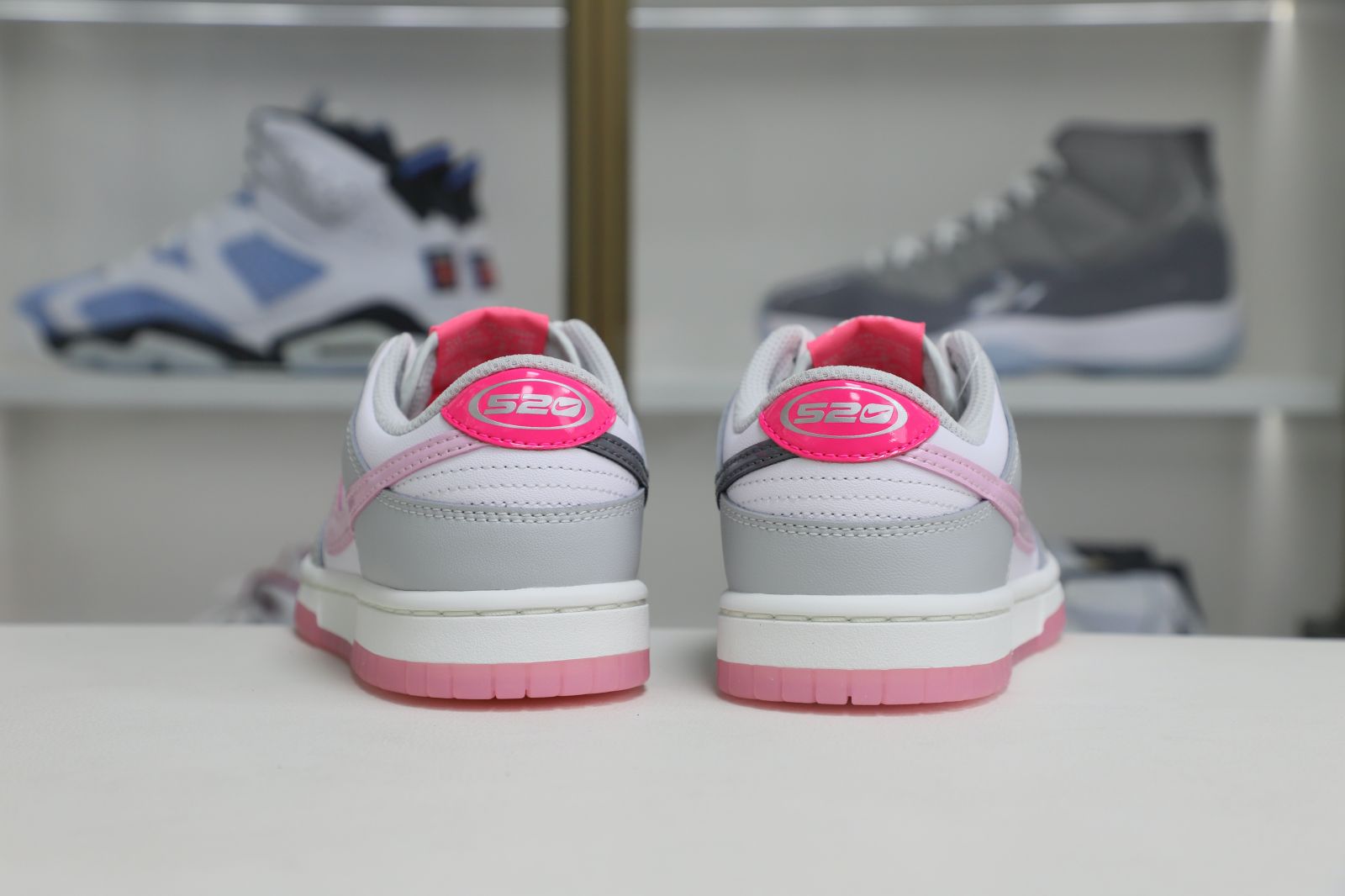 Nike Dunk Low SummitWhite and Pink Foam