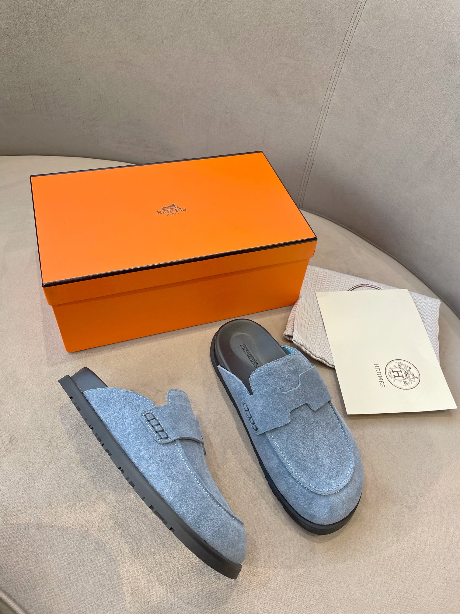Hermes Birkenstock Mules