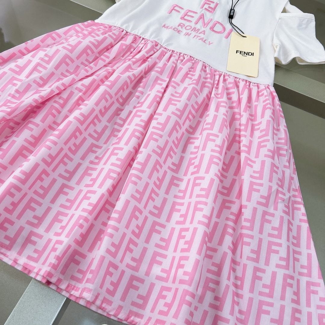 Fendi 2024 new girls skirt suit