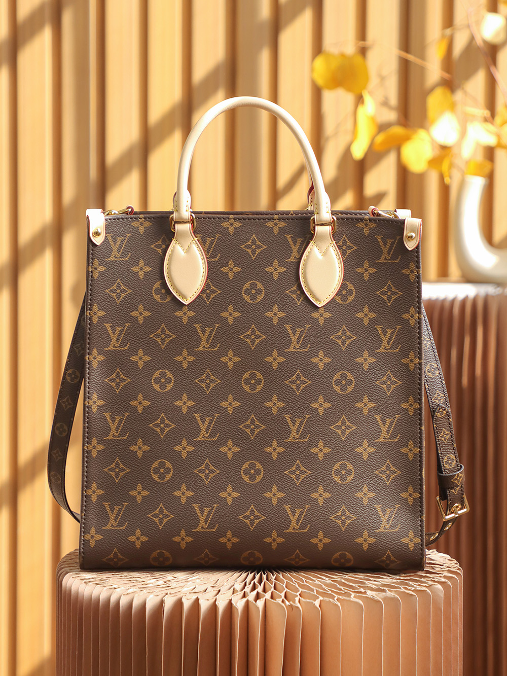 Louis Vuitton 𝐒𝐀𝐂 𝐏𝐋𝐀𝐓 𝐁𝐁 sheet music bag M45848 French original leather 🇫🇷 pure steel hardware