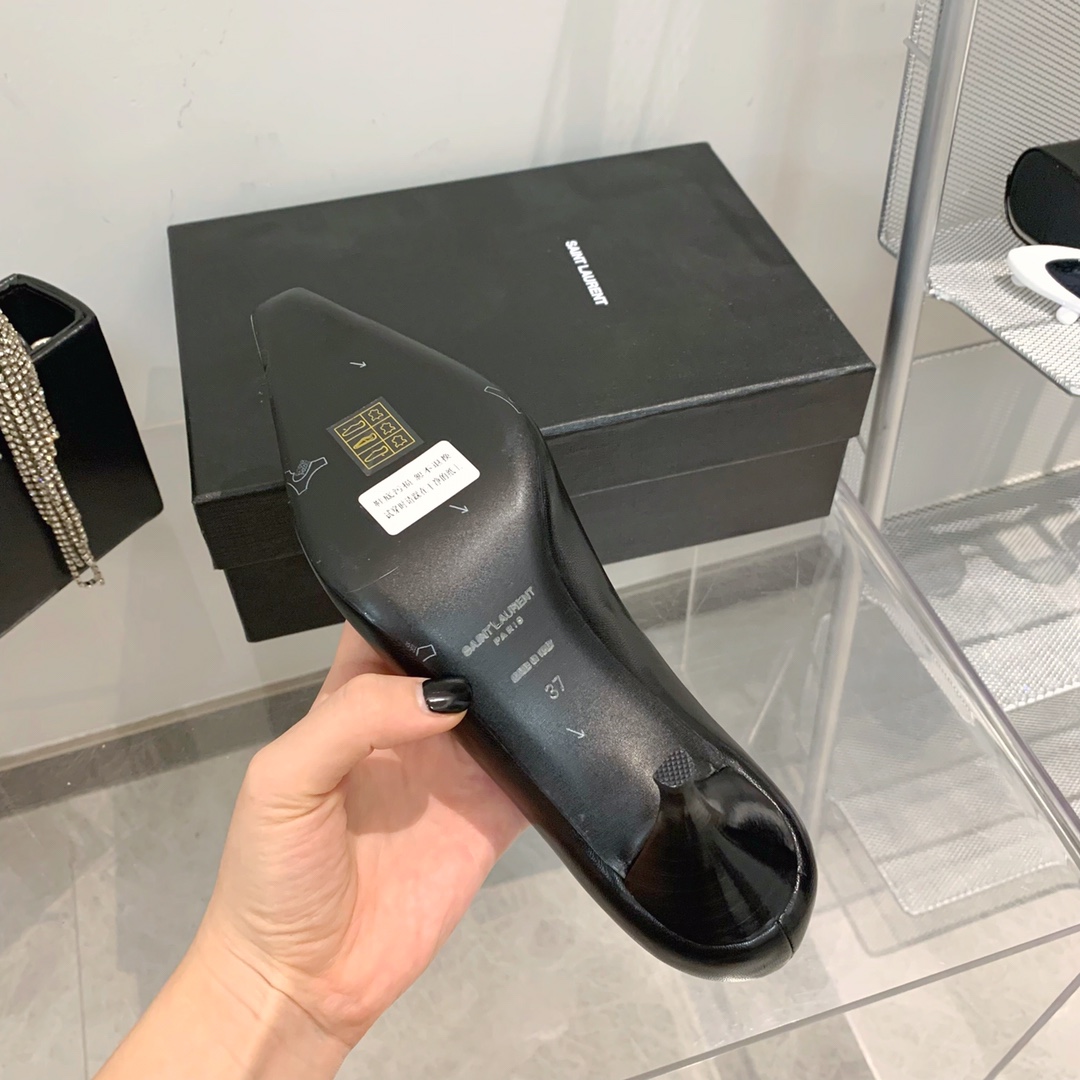 𝙎𝙖𝙞𝙣𝙩 𝙇𝙖𝙪𝙧𝙚𝙣𝙩 | 𝟐𝟎𝟐𝟐/𝐒𝐒 𝐧𝐞𝐰 YSL｜Saint Laurent Metal Toe Series Italian Leather Outsole