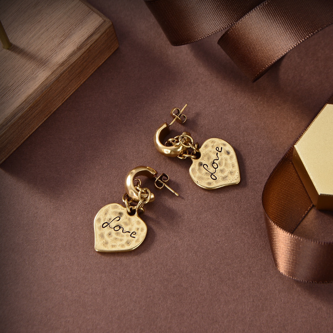 Saint Laurent YSL earrings studs