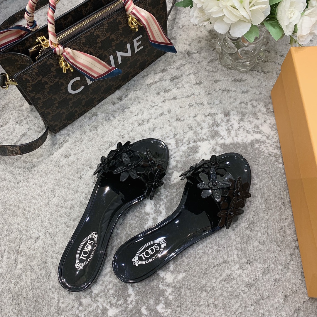 TOD'S 𝙏𝙊𝘿𝙎 2021 summer classic explosive new fabric counter PVC material summer to the beach vacation the best choice