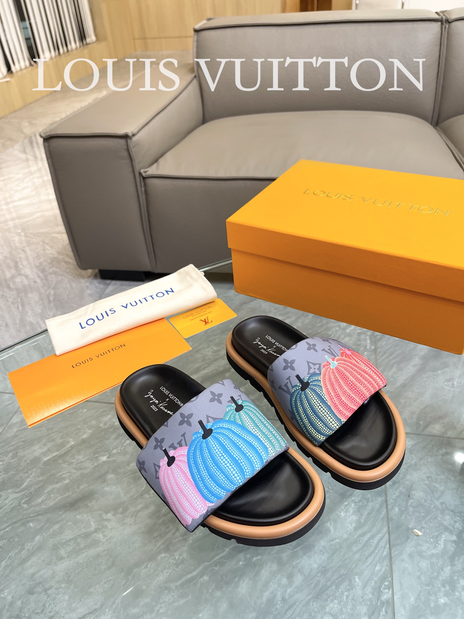 Louis Vuitton 2023 lovers mandarin duck shoes