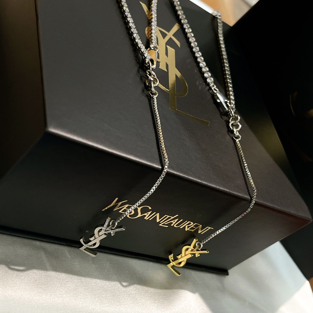 Saint Laurent YSL necklace