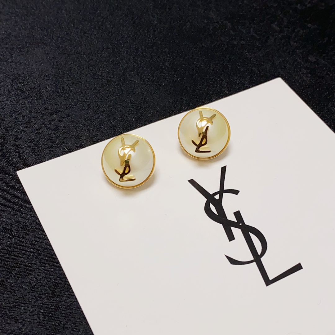 Saint Laurent YSL earrings studs