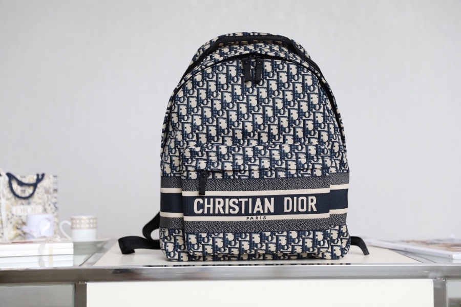 Dior ➿Oblique early spring new couple's twill technical jacquard fabric shoulder bag 🔶🔶DR-57