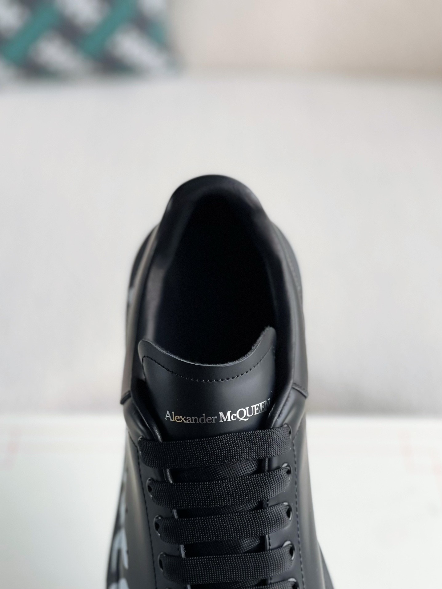 Alexander McQueen black letter Sneakers