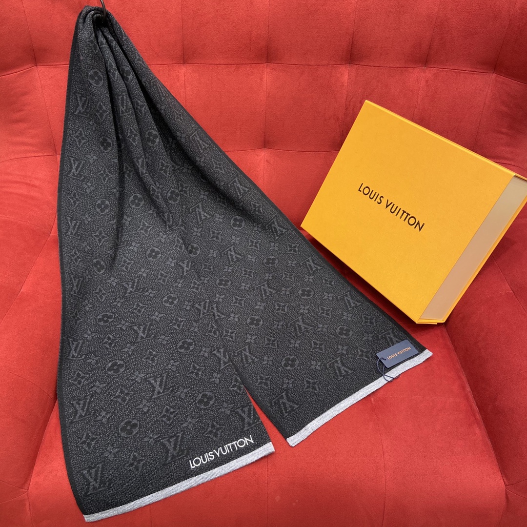 𝐋𝐨𝐮𝐢𝐬 𝐯𝐮𝐢𝐭𝐭𝐨𝐧 Checkered Men's Scarf 100% Wool