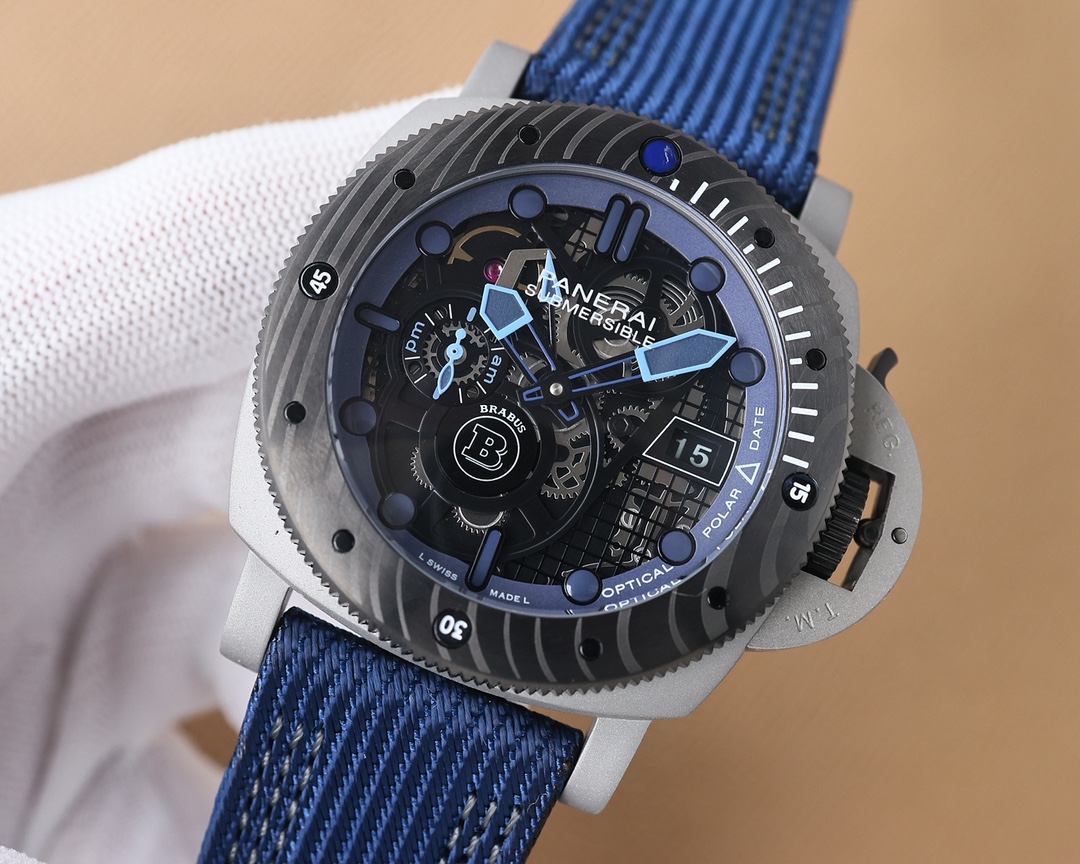 Panerai - 47mm Submersible Series Explosive Skeleton Watch